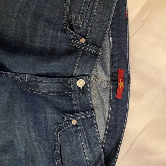 7 for All Mankind skinny jeans, dark wash, size 29 - Picture 2 of 7